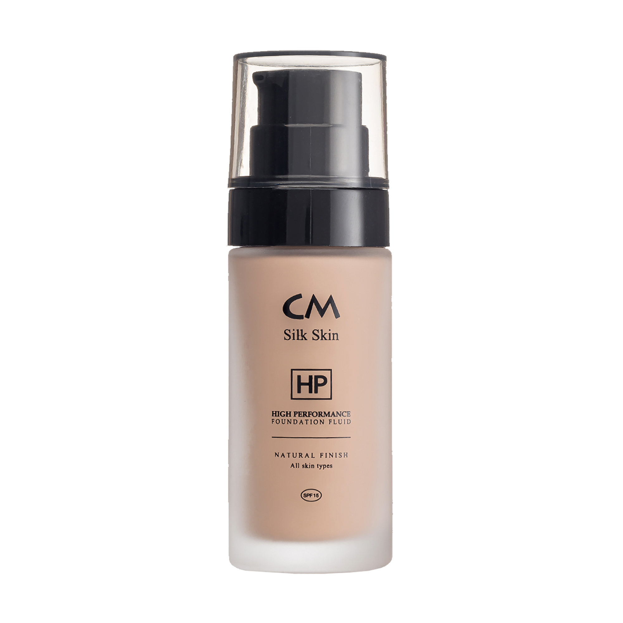 Рідка пудра для обличчя Color Me Couture Collection Silk Skin High Performance Foundation Fluid SPF 15, 43, 35 мл
